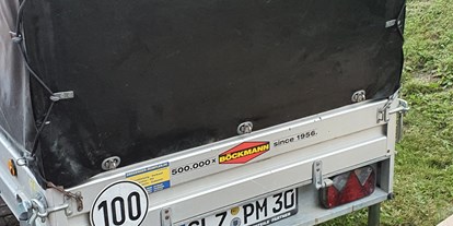 Anhänger - Deutschland - Böckmann 1350kg mit Hochplane und 100km/H inkl. Spanngurte